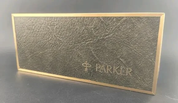 Vintage Parker 75 Imperial Set Classic Empty Double Pen Box Case Red Velvet