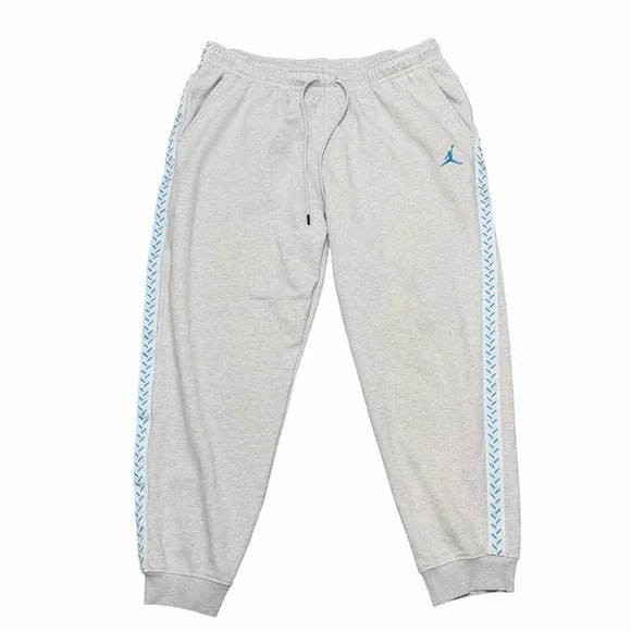 Jordan Flight MVP Harbour Fleece Pants FN6356-043 Pure Platinum Mens Size 2XL