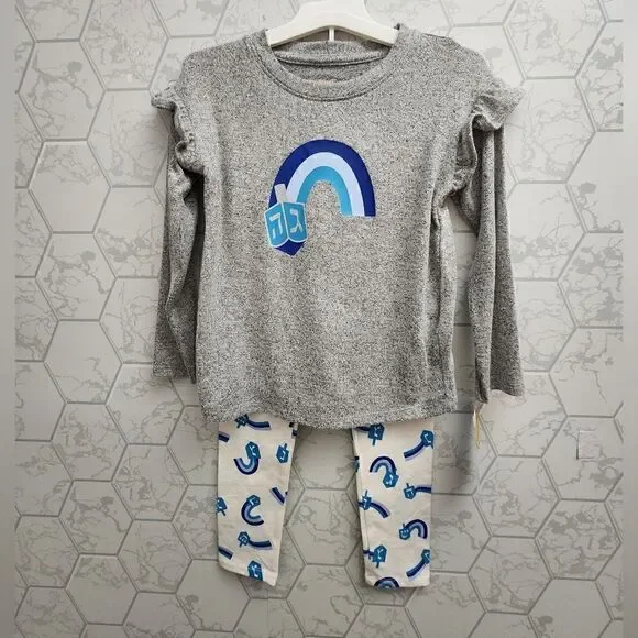 NWT Hanukkah or Shabbat Cat & Jack girl Outfit