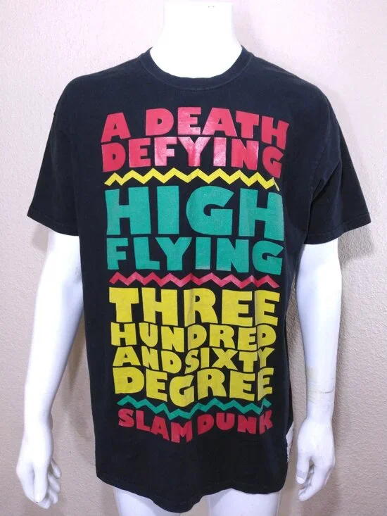 AIR JORDAN T Shirt XL Retro DEFYING HIGH FLYING 360 DUNK Graphic Tee SPIKE LEE