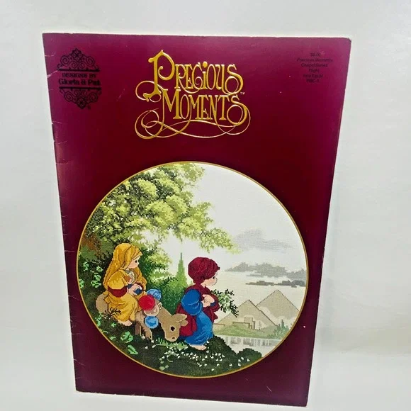 Precious‎ Moments Cross Stitch Flight Egypt Chapel Series PMC-3 Gloria & Pat VTG