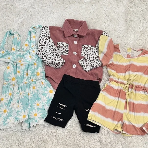 🦆 Sparkle In Pink Bundle Size M (4T)