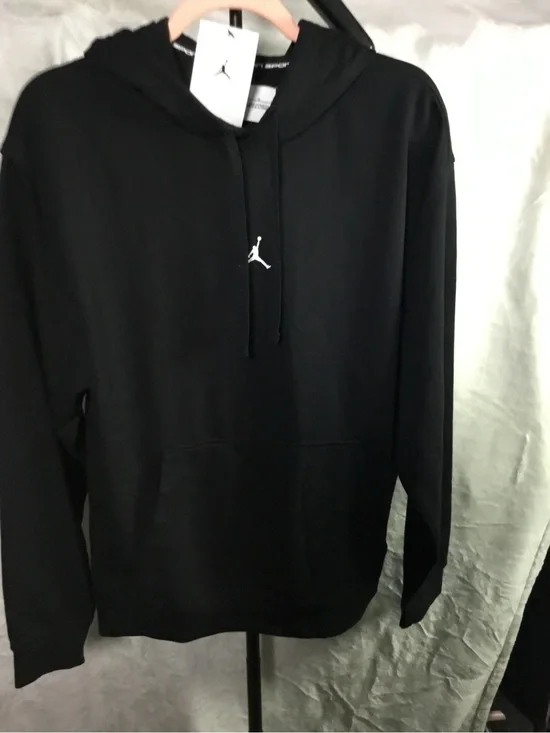 Jordan Black Hoodie with White Jumpman
