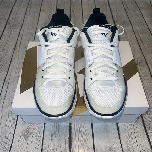 Nike Jordan One Take 5 - FD2335-106 - White/University Red - Blsck Men Size 13
