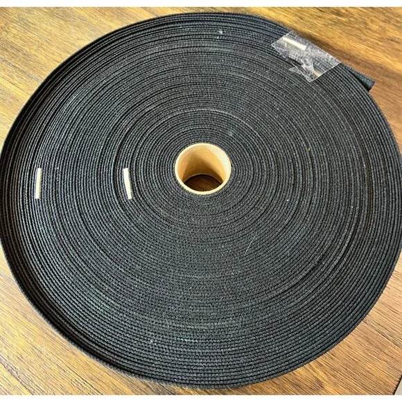 Black Flat Elastic Roll 2