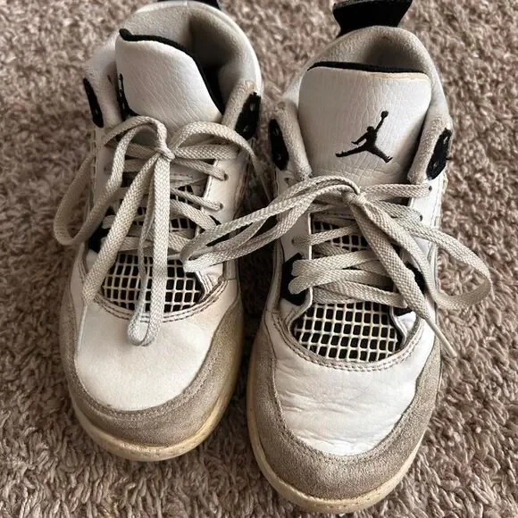 Jordan White and Grey Trainers