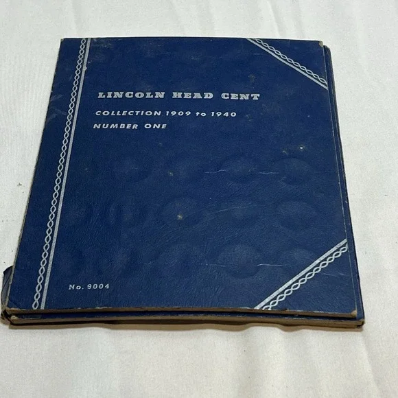 Whitman #9004 Lincoln Head‎ Cent Coin Folder/Album  1909-1940 - Empty
