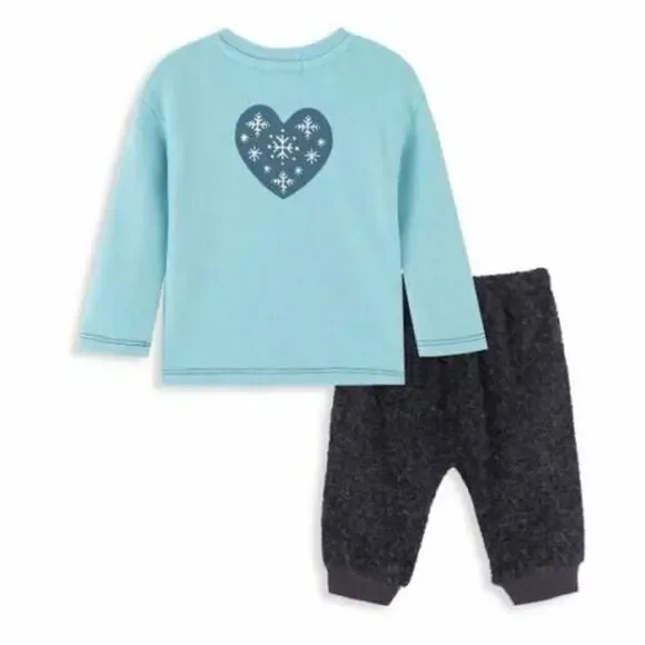 Peek Baby Boys Marco 2-Piece So Much Love Sweatshirt & Joggers Set 12-18Mths $52