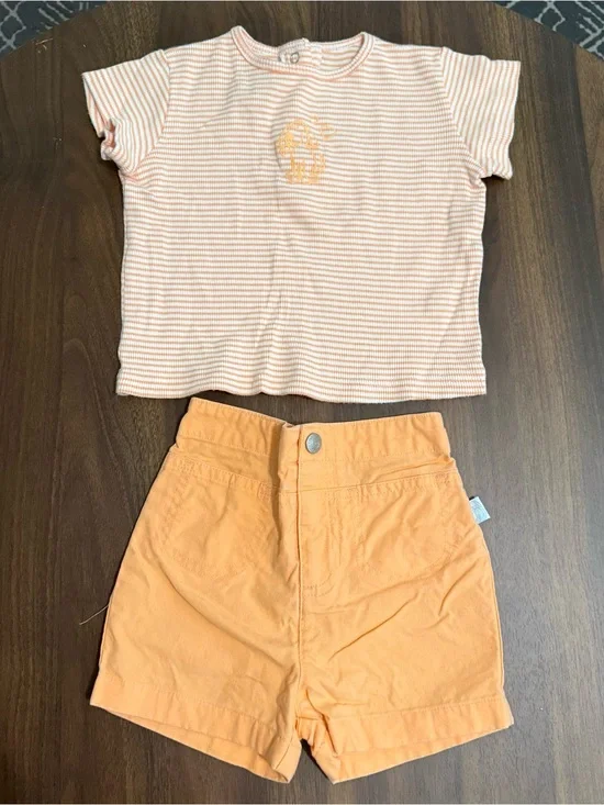 Baby vintage Covington shirt and shorts set
