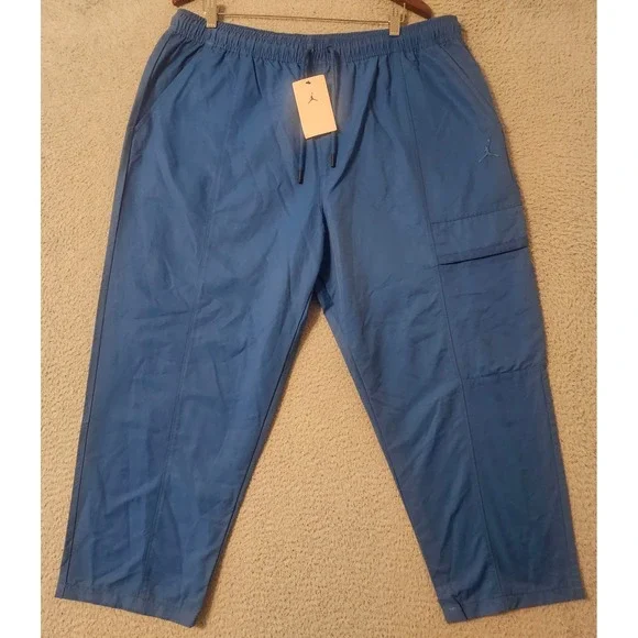 Jordan Essentials Mens Blue Woven Cargo Pants Size XXL FN4539-457 New