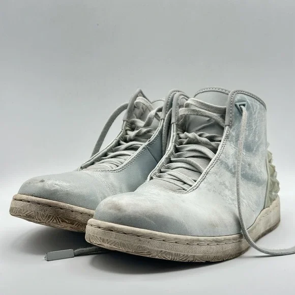 Jordan Westbrook 0 Wolf Grey Leather High Top Sneakers 705076-005 Mens 8