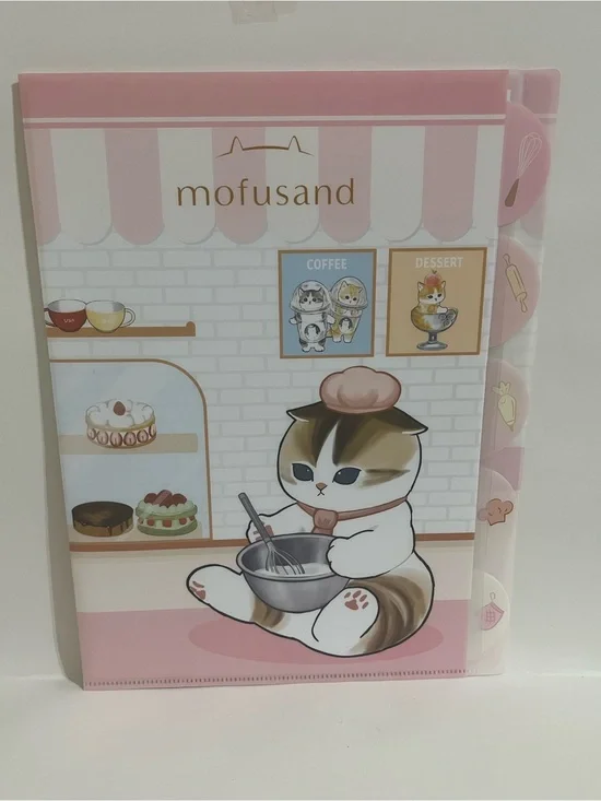 Mofusand Five Pocket File Folder
