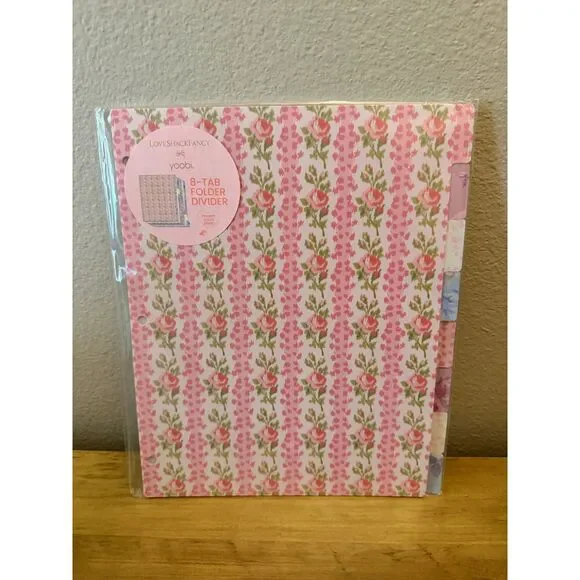 LoveShackFancy x Target Yoobi 8-Tab Plastic Folder Dividers