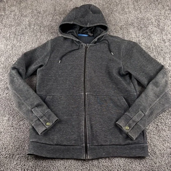 Air Jordan 11 Retro Pinnacle Full Zip‎ Hoodie Mens M Gray Heather 632072-032
