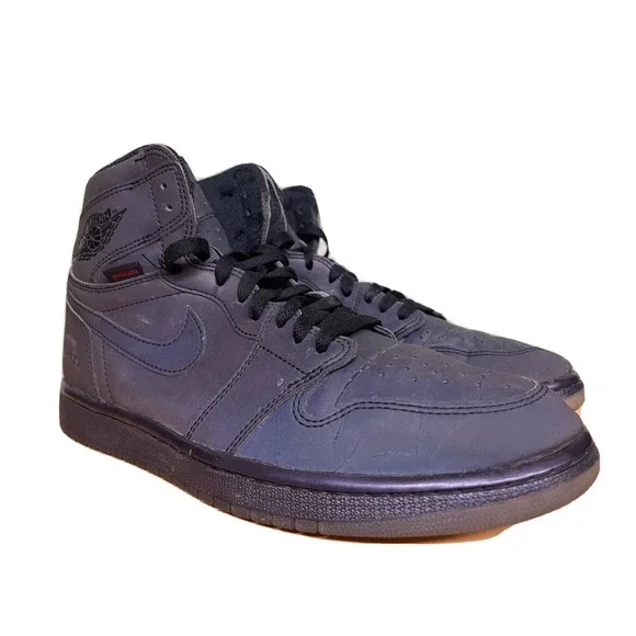 Size 11 Jordan 1 High Zoom Fearless Mens Black Good Iridescent‎ BV0006-900