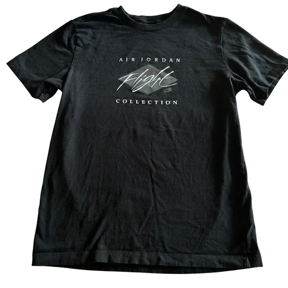 Jordan Air Jordan Flight Collection Black Graphic T-Shirt Mens Medium Basketball