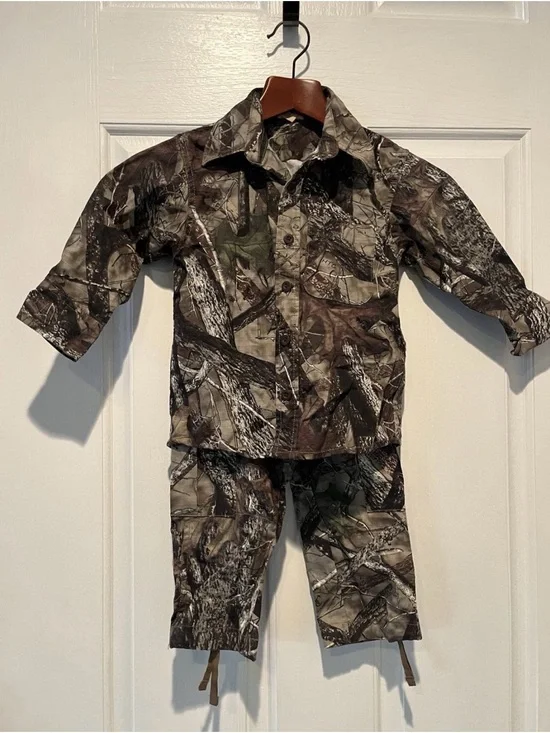 Red Head Camo Pants And Jacket Youth 4-5T Hunting Outdoors Outfit