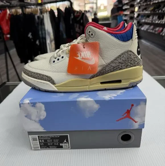 Size 9.5 - Air Jordan 3 Retro Seoul 2.0 IB1482-100 2025 DEADSTOCK