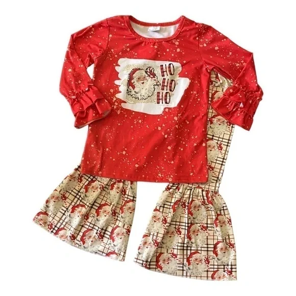 NWOT-BOUTIQUE-GIRLS 4T-HOLIDAY OUTFIT