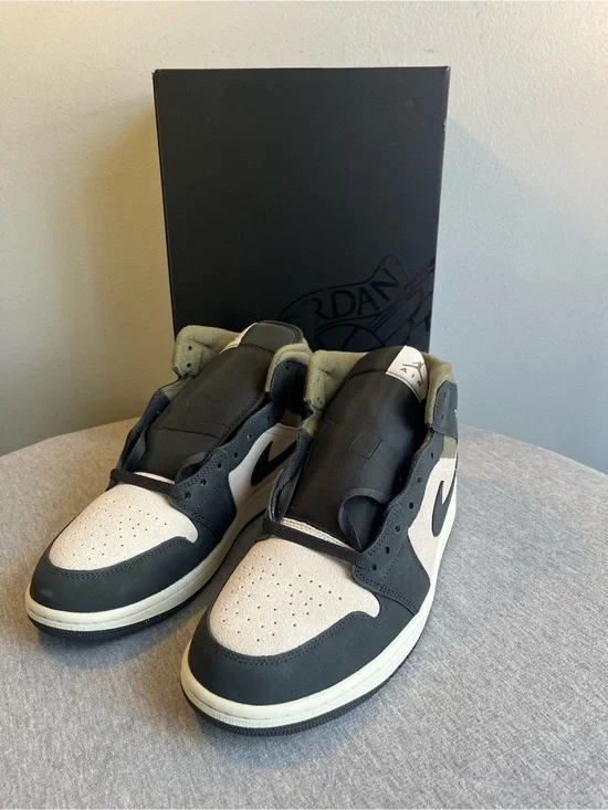 Nike Air Jordan 1 Mid SE Off Orewood Brown Off Noir Men’s Size 11.5 HV4091-102