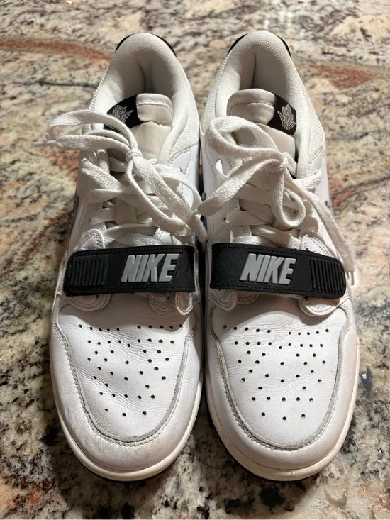 Jordan White and Black Athletic Shoes