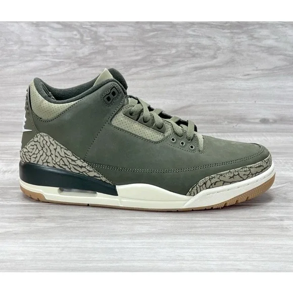 Nike Air Jordan 3 Retro Family Affair Olive Green Men's Size 9.5 DN3707-202 New