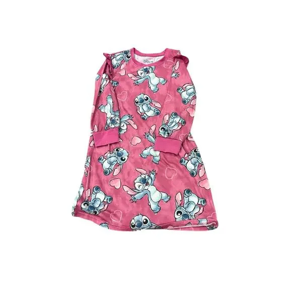 Girls Disney Stitch Nightgown Pajamas Size 10/12