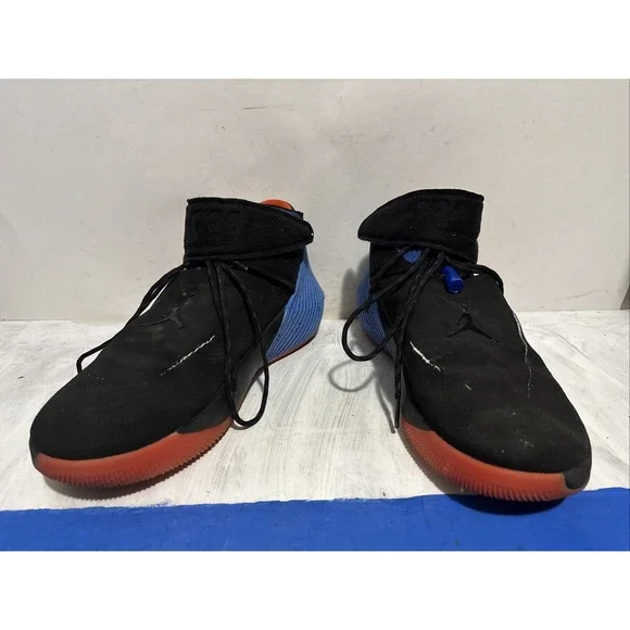 Nike Air Jordan Why Not Zero 1 Men's Shoes Sz 10.5 Worn Black Orange