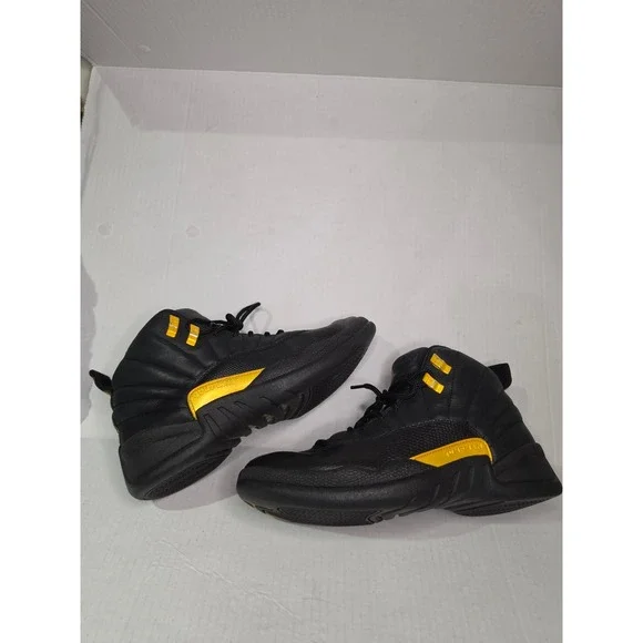Air Jordan 12 Retro Black Taxi Mens Basketball Shoes CT8013-071 Size 8.5