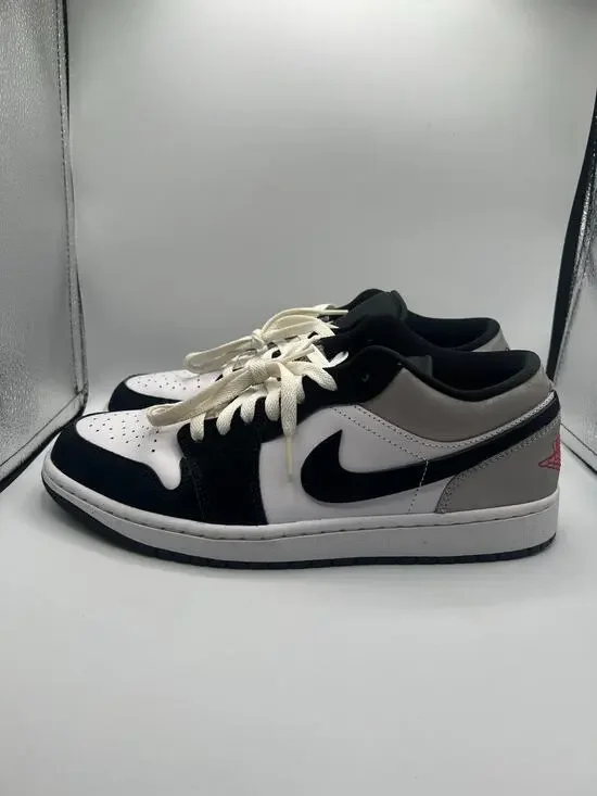Air Jordan 1 Low SE “White Black Matte Silver” size 10 men’s used