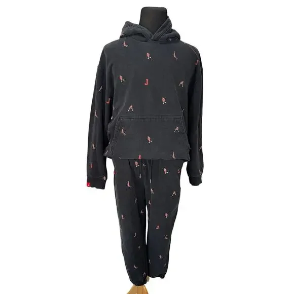 Air Jordan Essentials AOP Hoodie and Jogger Pants - Men's XL