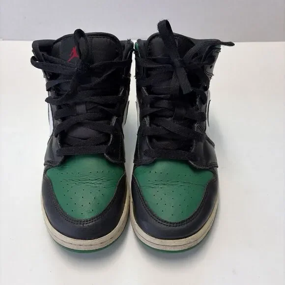 Size 5.5- Air Jordan 1 Mid Pine Green