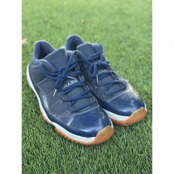 Size 13 - Air Jordan 11 Retro Low Navy Gum