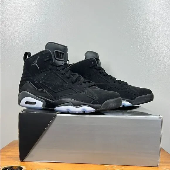 Authentic Jordan MVP Black Sneakers with box