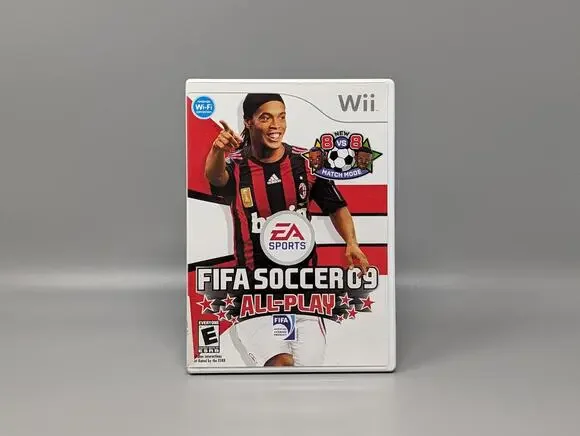 Fifa Soccer 09 All Play Nintendo Wii Replacement Case & Manual Only No Game