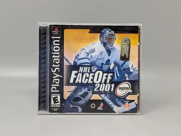NHL Face Off 2001 Sony PlayStation 1 Replacement Case & Manual Only No Game