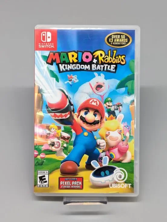 Nintendo Switch Mario + Rabbids Kingdom Authentic Replacement Case Only No Game