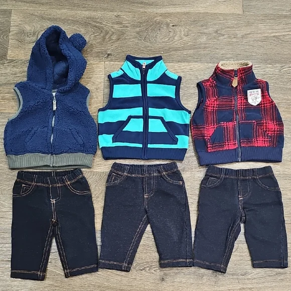 Carter's Baby Boys Matching Sets Bundle Size 3 Months