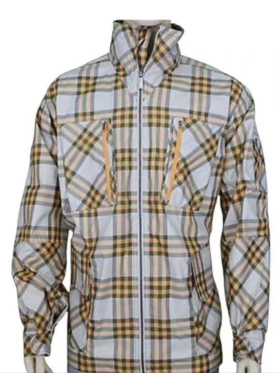 Nike Air Jordan Classic Cut Prowler Plaid Wind Break Jacket Size L