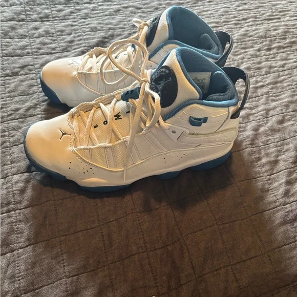 Jordan‎ 6 Rings University Blue White Sneakers 322992-114 Mens Size 7.5
