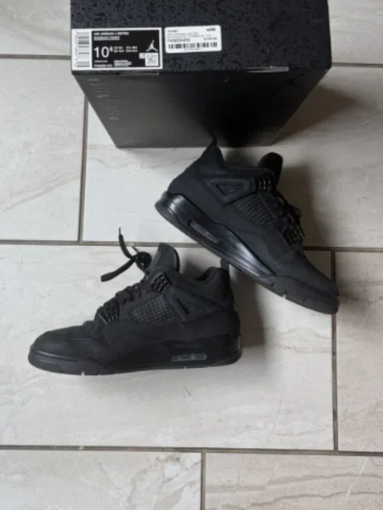 Jordan Air Jordan 4 Retro 2025 Black Cat Black