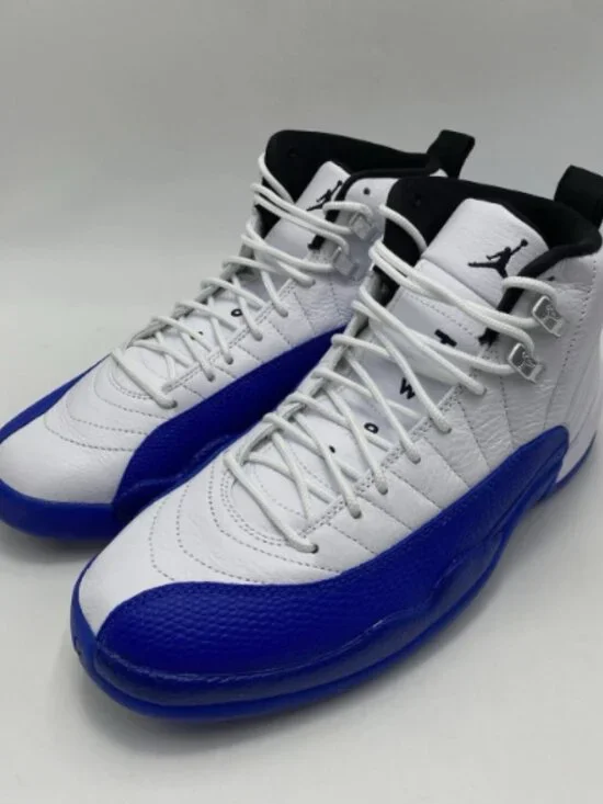 Nike Air Jordan 12 Retro White Black Game Royal