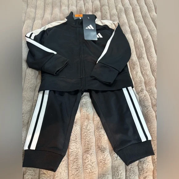 Adidas Kids Black‎ Track Suit