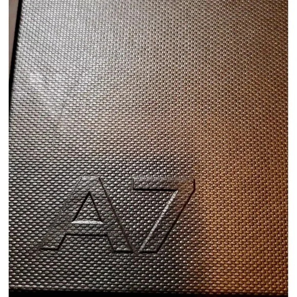 Audi A7 Maintenance Record Box Dealer Gift Gunmetal 2012 Ring Embossed Files