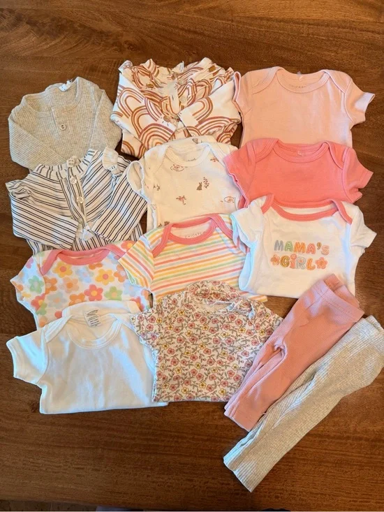 Infant Baby Girl Onesie Bundle