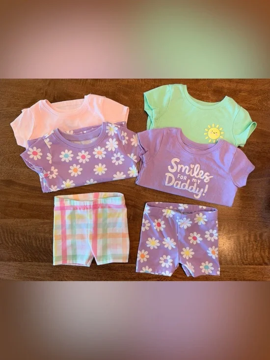 Infant Baby Girl Clothing Set Bundle