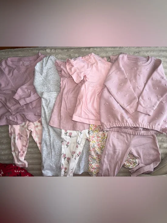 Bundle of baby girl clothes