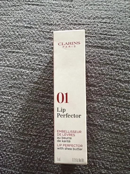 Clarins Instant Light Natural Lip Perfector 01 Travel Size 0.15 oz New White Box