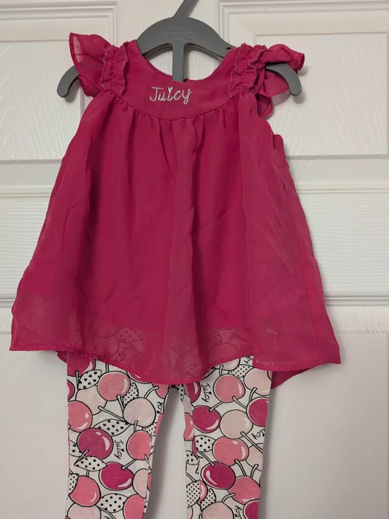 Juicy Couture Hot Pink Infant Bodysuit