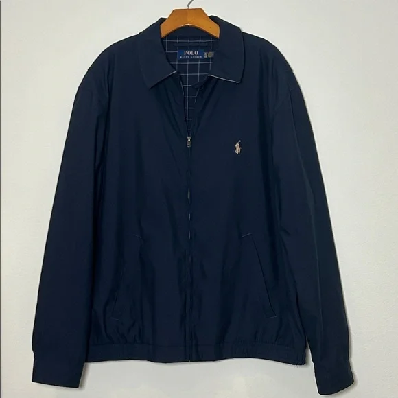 Polo Ralph Lauren Navy Bi-Swing Zip Jacket Harrington XL